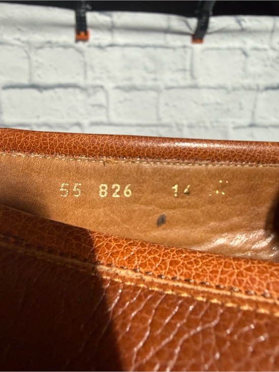 Bruno Magli Taranto Brown Leather Penny Loafers Made in Italy Men’s 14 Narrow main image 6